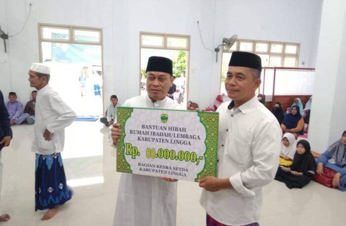 Bupati Nizar Safari Ramadhan Ke Masjid Al-Fattah Desa Tanjung Harapan