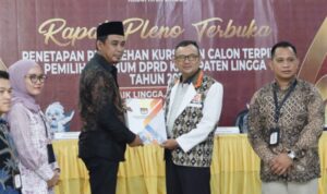 KPU Lingga Gelar Rapat Pleno Terbuka Penetapan Calon Terpilih pada Pileg 2024