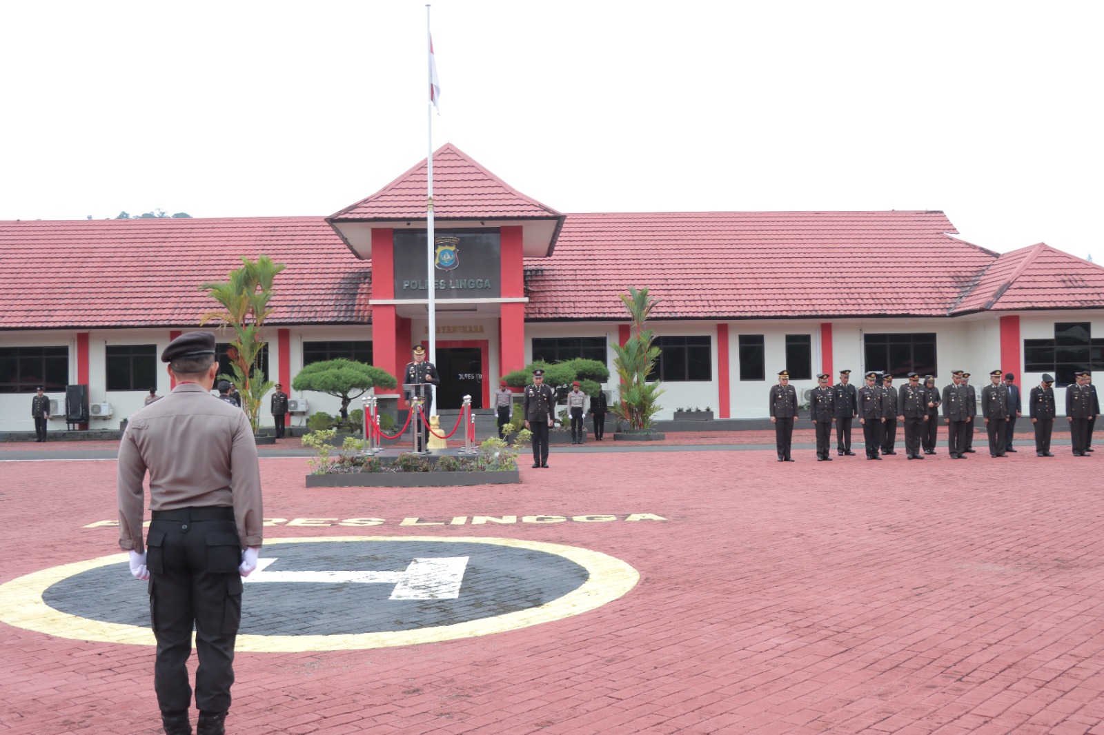 Polres Lingga Laksanakan Upacara Peringatan Hari Lahir Pancasila 2024