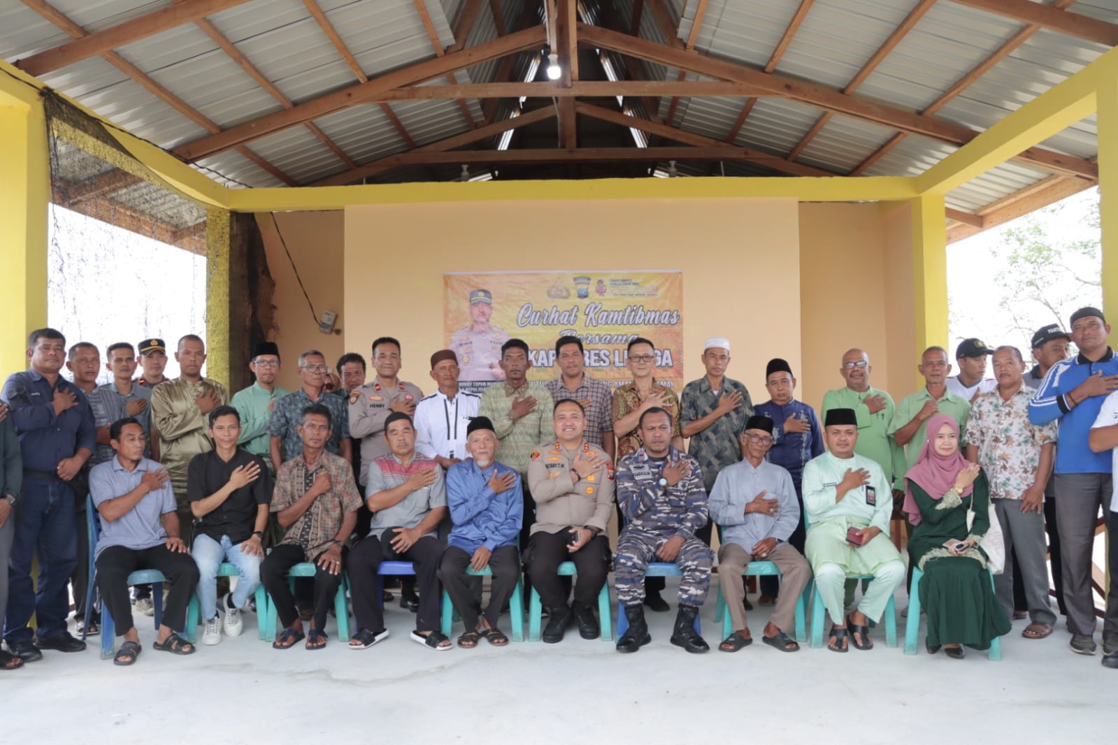 Serap Berbagai Keluhan Warga, Polres Lingga Gelar Curhat Kamtibmas