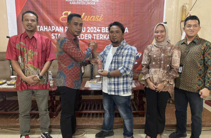 KPU Lingga Laksanakan Evaluasi Tahapan Pemilu 2024