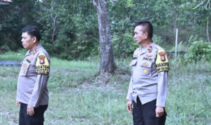 Kompol. Andi Sutrisno Pimpin Pembukaan Lahan Perkebunan Jagung Polres Lingga Dukung Program Ketahanan Pangan Berkelanjutan | fotografer: ist