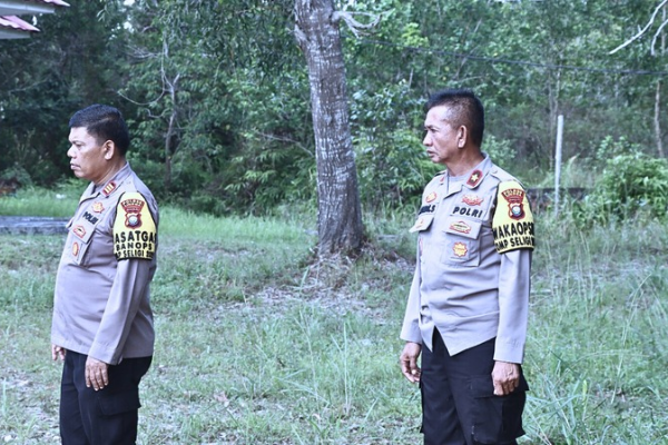 Kompol. Andi Sutrisno Pimpin Pembukaan Lahan Perkebunan Jagung Polres Lingga Dukung Program Ketahanan Pangan Berkelanjutan | fotografer: ist