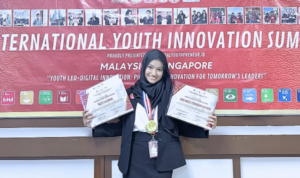 Asti Anggriyani Siswi Smansa Singkep Raih Prestasi di Ajang International Youth Innovation Submit 2024 di Singapura dan Malaysia | fotografer: ist