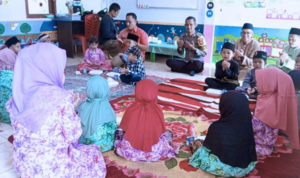 Makanan Tambahan Bergizi dari Desa Tanjung Harapan Untuk Anak-anak PAUD |fotografer: ist