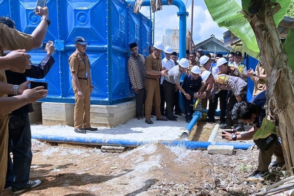 Optimalisasi Embung Gemuruh dan Pembangunan Pipa Transmisi Air Baku Rampung | fotografer: ist