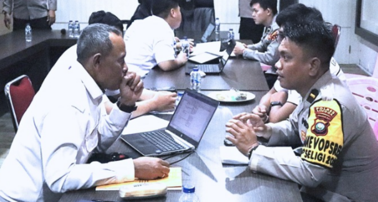 Tim Wasops Mantap Praja Seligi 2024 Lakukan Pengecekan di Polres Lingga | fotografer: ist