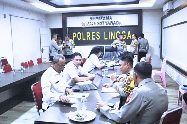 Tim Wasops Mantap Praja Seligi 2024 Lakukan Pengecekan di Polres Lingga | fotografer: ist