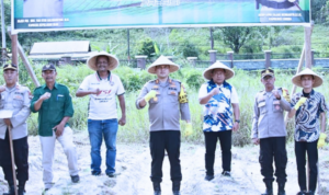 Kapolres Lingga Launching Penanaman 3000 Benih Jagung, Dorong Ketahanan Pangan Nasional | f. Ist