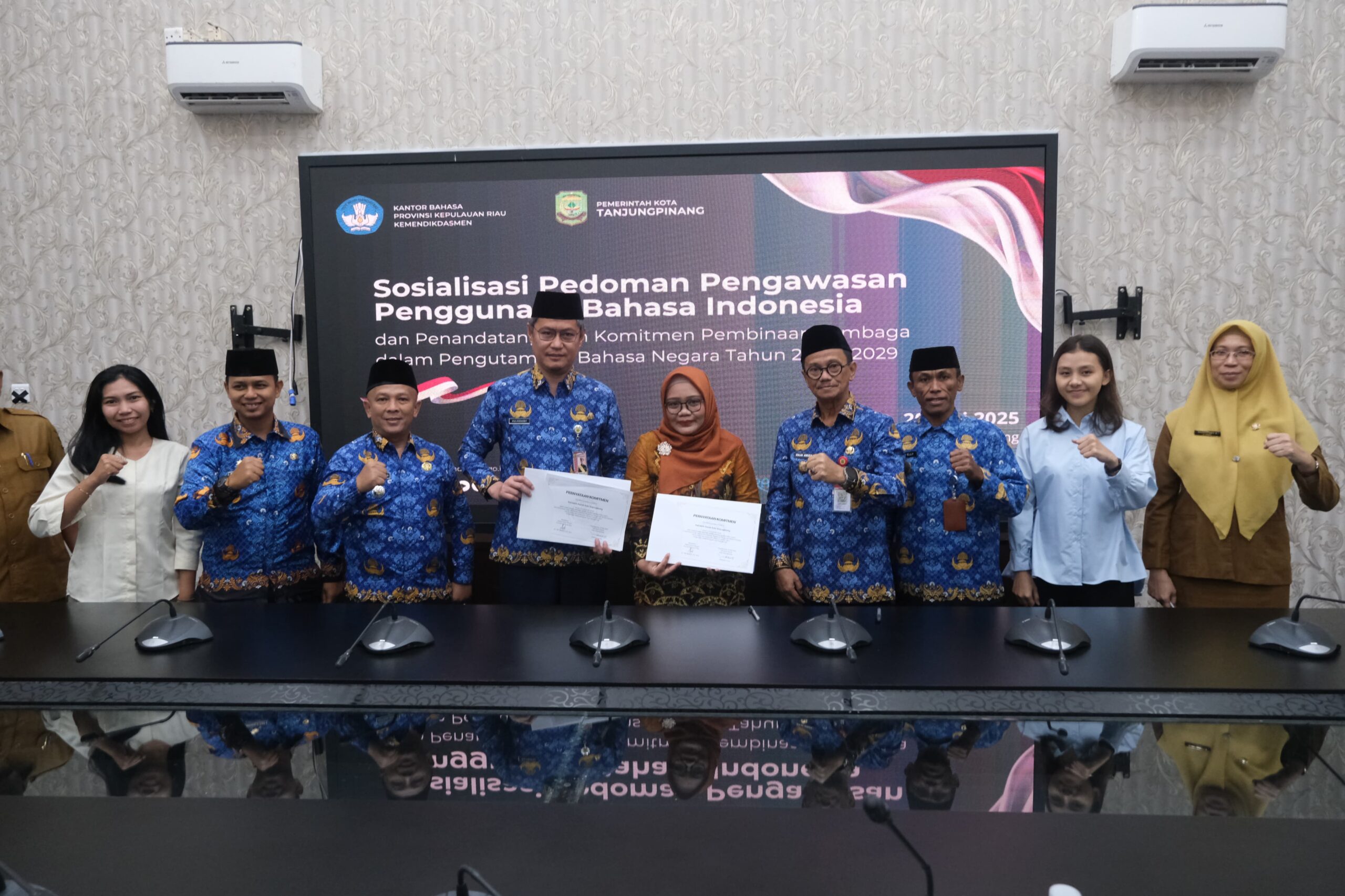 Kantor Bahasa Kepri Gelar Sosialisasi Pedoman Pengawasan Penggunaan Bahasa Indonesia