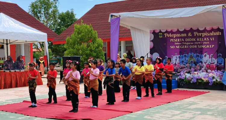 Perpisahan Siswa Kelas 6 SDN 008 Singkep, Sabtu (31/05/2025).