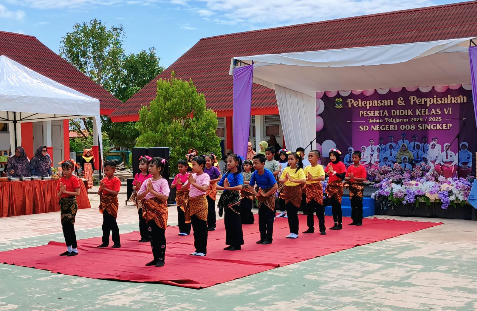 Perpisahan Siswa Kelas 6 SDN 008 Singkep, Sabtu (31/05/2025).