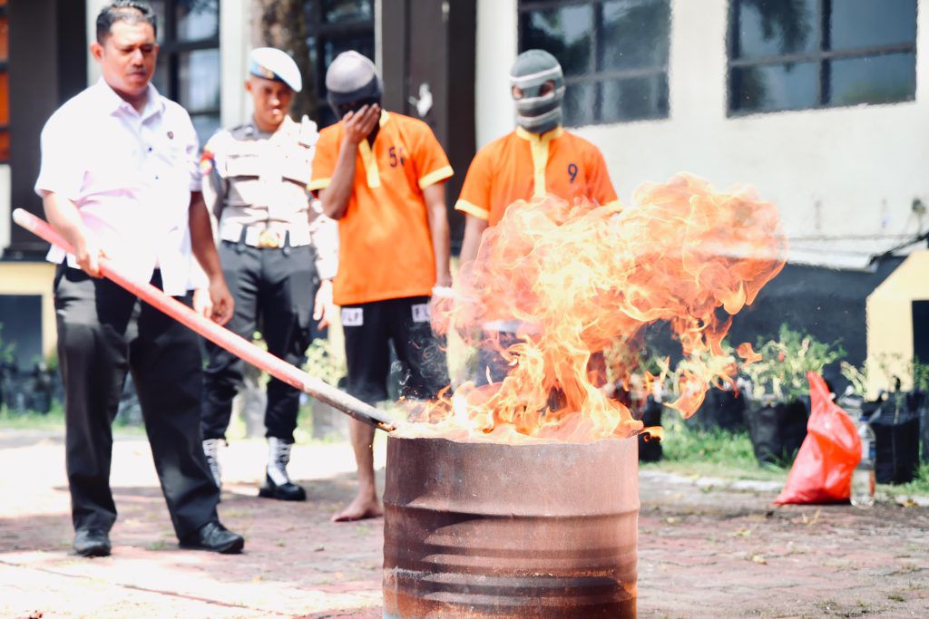 Polda Kepri Ungkap 12 Kasus Narkoba. (Foto: ist)