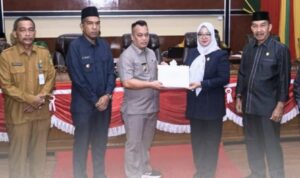 DPRD Lingga Rapat Paripurna Bahas Ranperda RPJMD 2025-2029