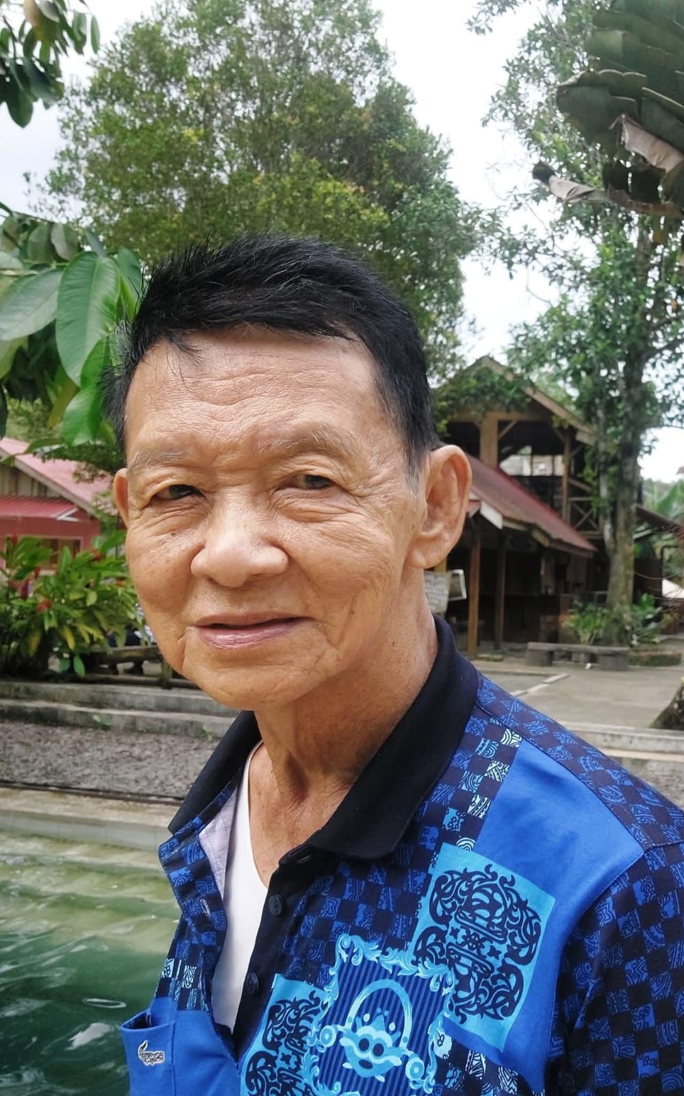 Seorang warga Setajam, Kelurahan Dabo, Kecamatan Singkep, Kabupaten Lingga, bernama Thai Ngan Lek atau Yusrizal (72)