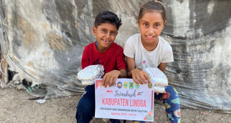Warga Gaza Sampaikan Terima Kasih atas Donasi dari Kabupaten Lingga