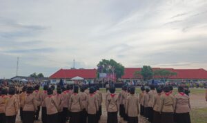 Kwarcab Lingga Gelar Upacara dan Kemsar Peringati Hari Pramuka