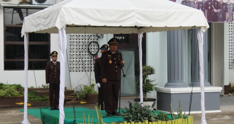 Kejari Lingga Gelar Upacara Peringatan Hari Adhyaksa ke-80