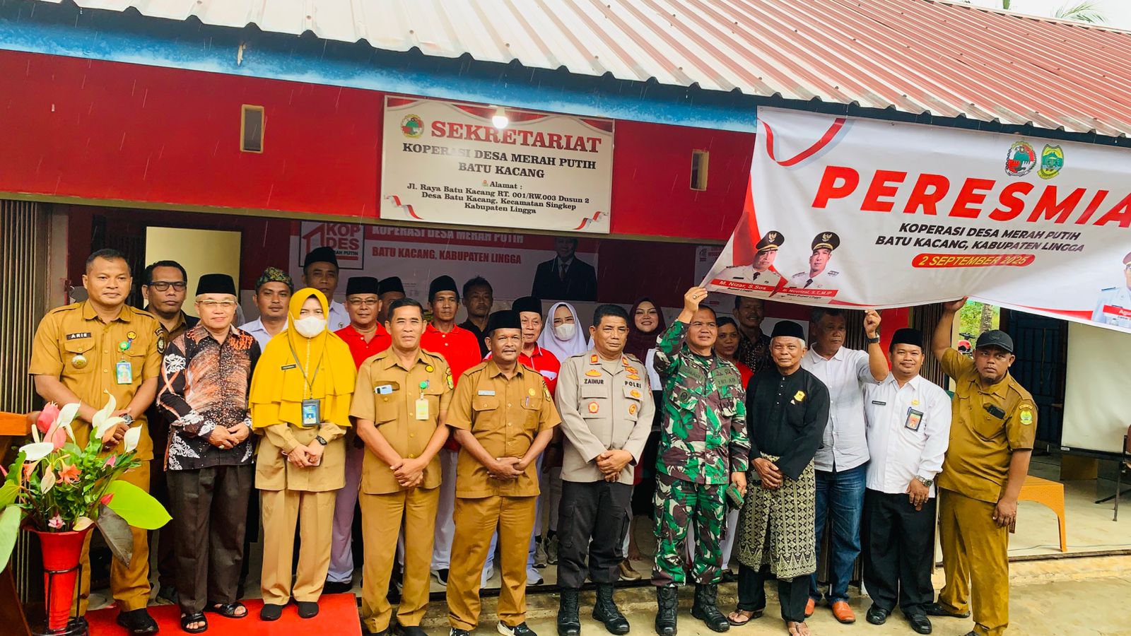 Desa Batu Kacang Resmikan Koperasi Merah Putih Dorong Ekonomi Warga