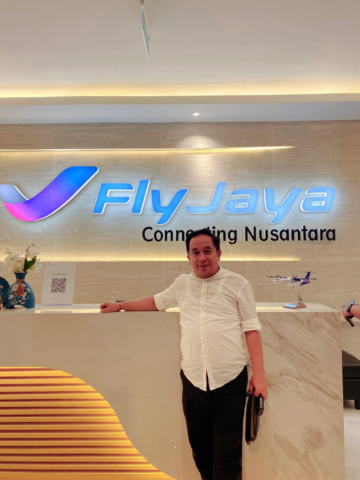 Kepala Bandar Udara (Kabandara) Kelas III Dabo Singkep, Indra Rohman, S.Kom., M.M.,.