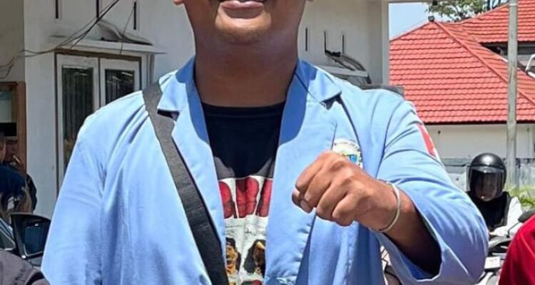 Said Farhan fFalahis Al Ghiffari, Ketua BEM STISIP Bunda Tanah Melayu Kabupaten Lingga. F. Redaksi