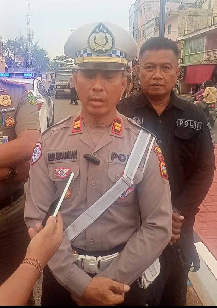 IPTU Abdurahman, Kasat Lantas Polres Lingga. F. Redaksi