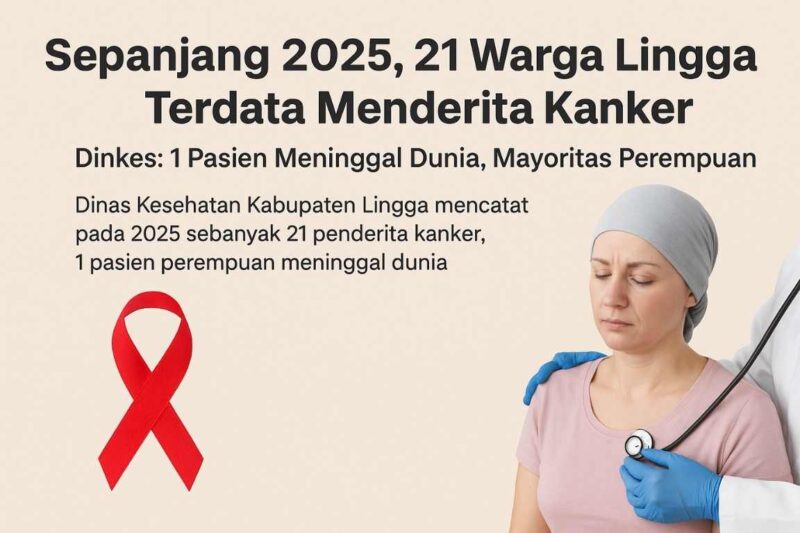 Dinkes Lingga Catat 21 Kasus Kanker Sepanjang 2025, 1 Pasien Meninggal Dunia | f. Redaksi