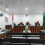 Terdakwa Safa Ringga saat menjalani sidang pemeriksaan saksi di Ruang Sidang PN Tanjungpinang, Dabo Singkep. F. Redaksi