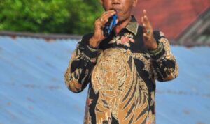 Armanto, insiator Aliansi Masyarakat Lingga. F. Redaksi