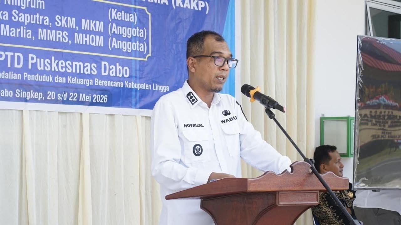 Wabup Lingga Tegaskan Akreditasi Puskesmas Harus Berdampak Nyata bagi Pelayanan Masyarakat | f. Diskominfo Lingga