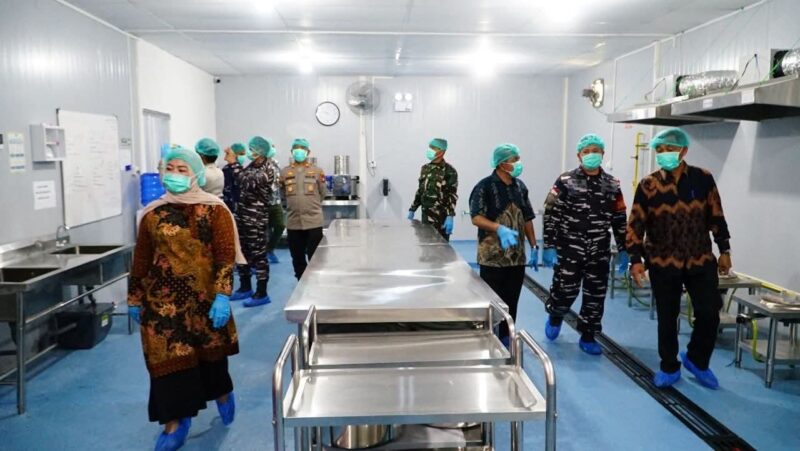 Pemkab Lingga Hadiri Peresmian SPPG Bhayangkari Polres Lingga di Desa Duara | f. Diskominfo Lingga