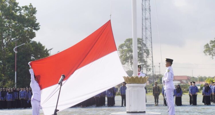 Pemkab Lingga Gelar Upacara Peringatan Hari Lahir Pancasila 2026, Teguhkan Semangat Persatuan dan Kebangsaan | f. Diskominfo Lingga
